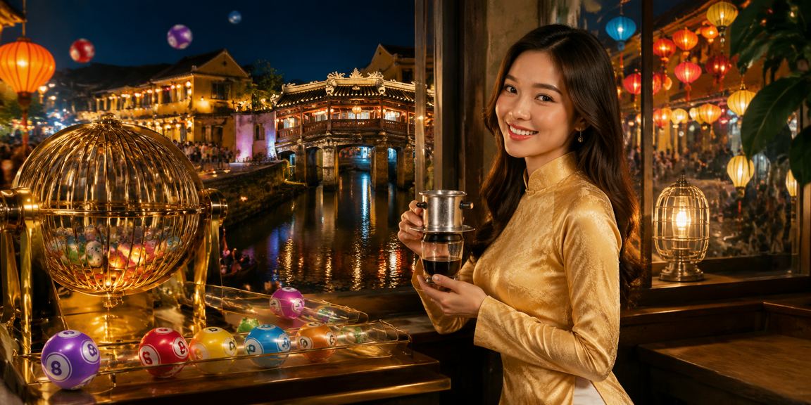 Khung cảnh xổ số đêm tại Hội An giàu truyền thống